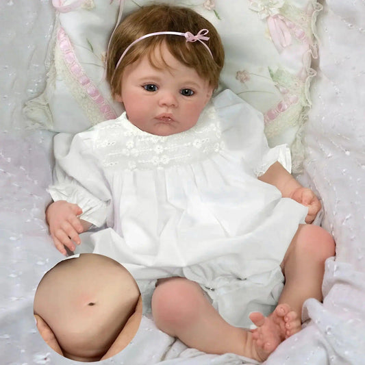  Meadow Baby Girl Reborn Doll Lifelike Vinyl Gift Ready -  ToylandEU™