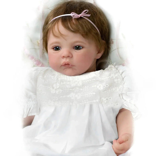  Meadow Baby Girl Reborn Doll Lifelike Vinyl Gift Ready -  ToylandEU™