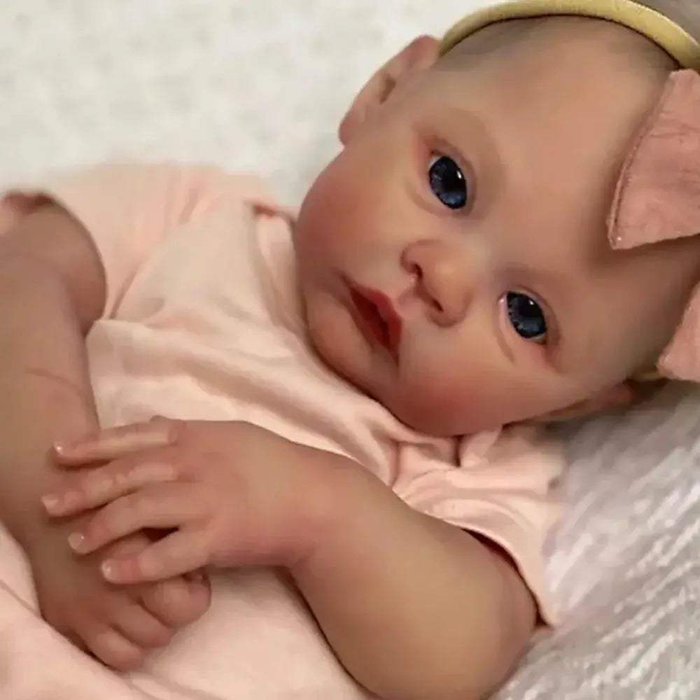 Meadow Reborn Doll Girl Full Body Silicone Vinyl Lifelike Toy - ToylandEU