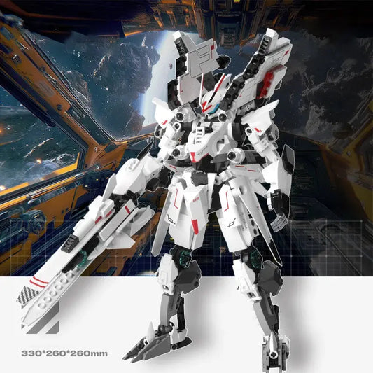 JAKI Mech Warrior F5-A0011 Deformed Mech puzzle model building blocks robot children's holiday toy gift - ToylandEU
