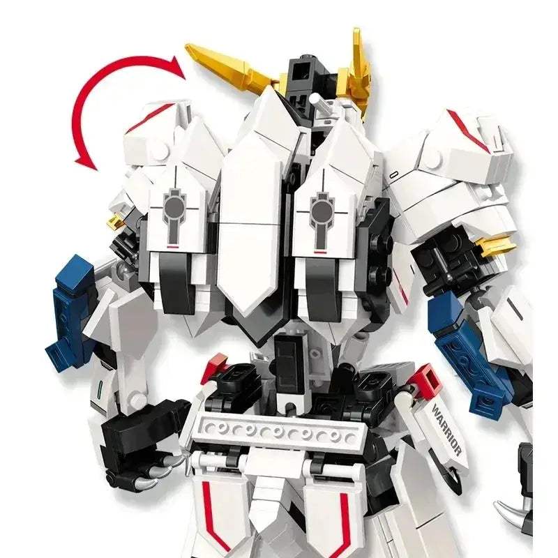 Mecha Building Blocks 952 Pieces Creative Decoration Armor Figures Kit - ToylandEU