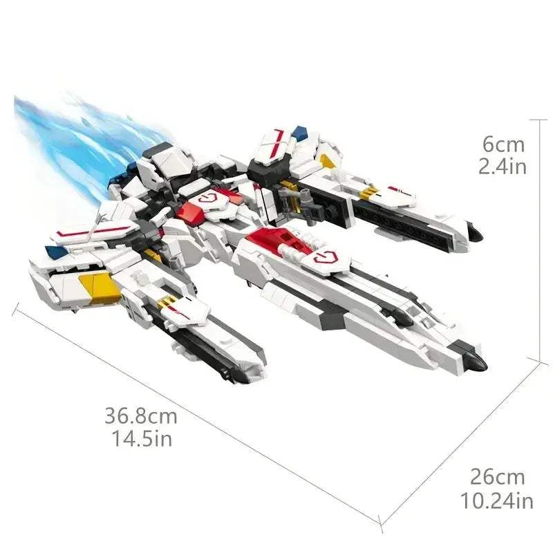 Mecha Building Blocks 952 Pieces Creative Decoration Armor Figures Kit - ToylandEU