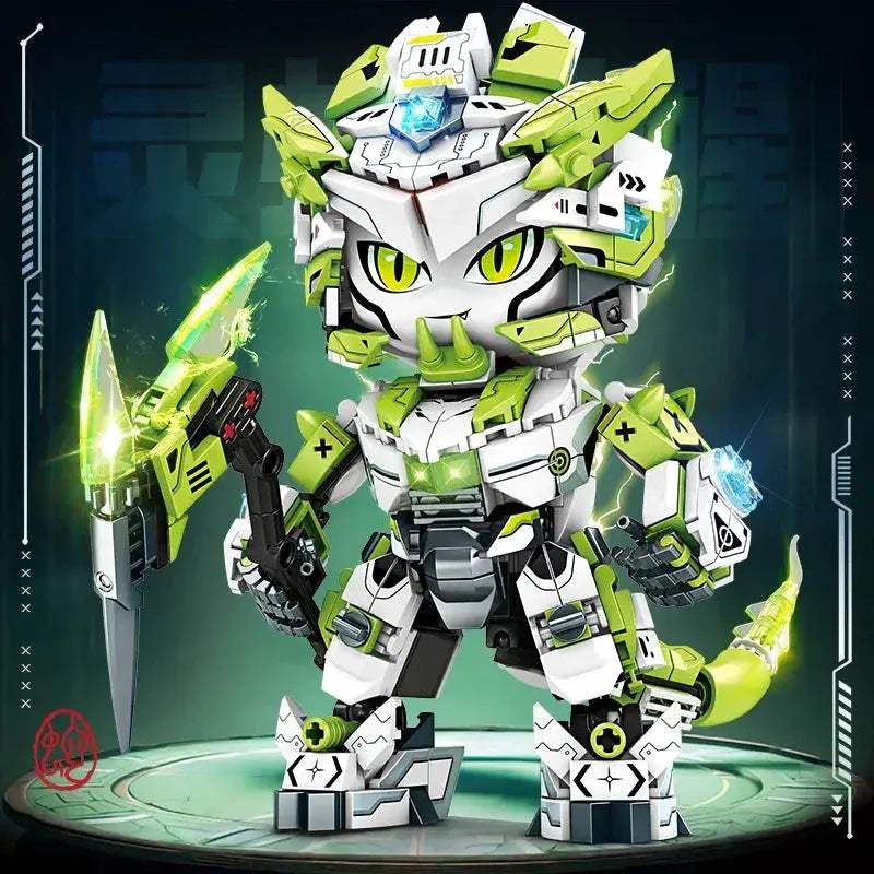 Mecha Panda Building Kit Articulated Model Toy For Ages 6-12 - ToylandEU