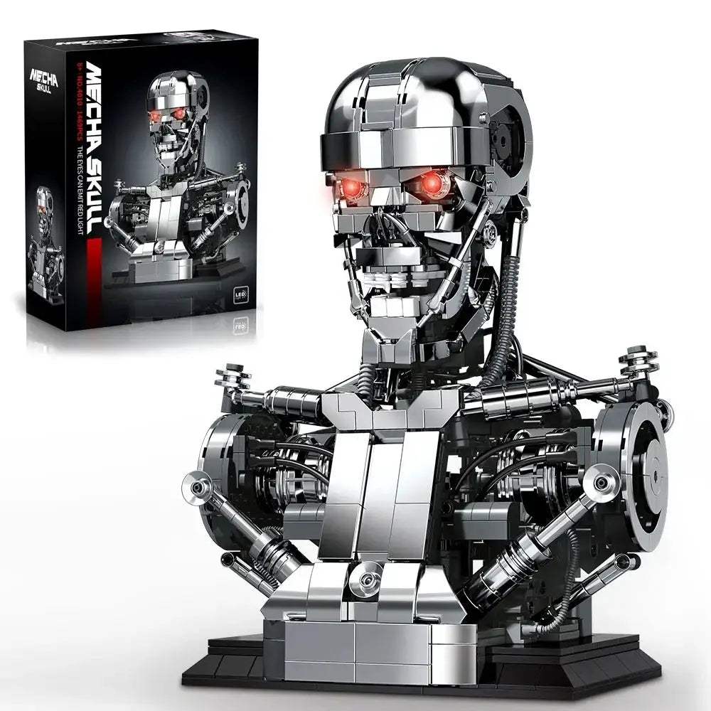 Mecha Skull T800 Bust Lego Compatible Display -  ToylandEU™