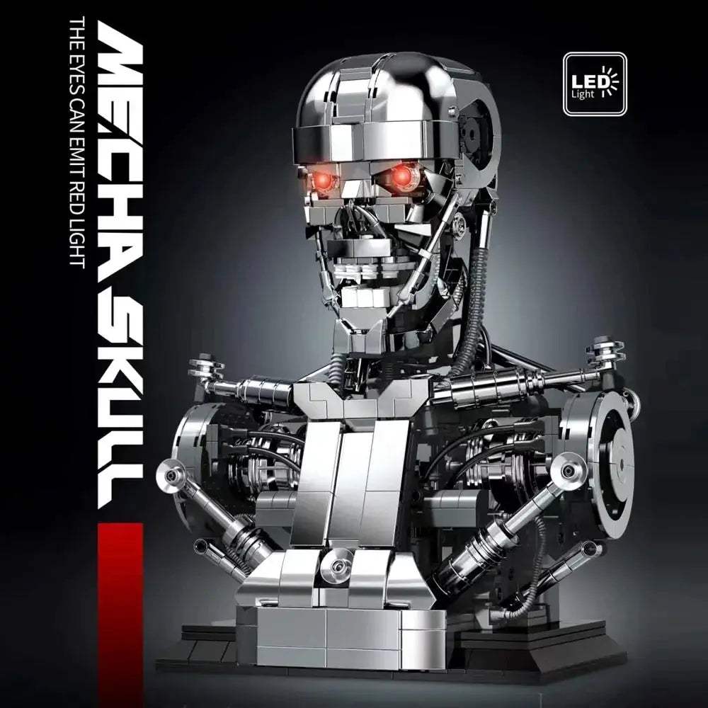  Mecha Skull T800 Bust Lego Compatible Display -  ToylandEU™