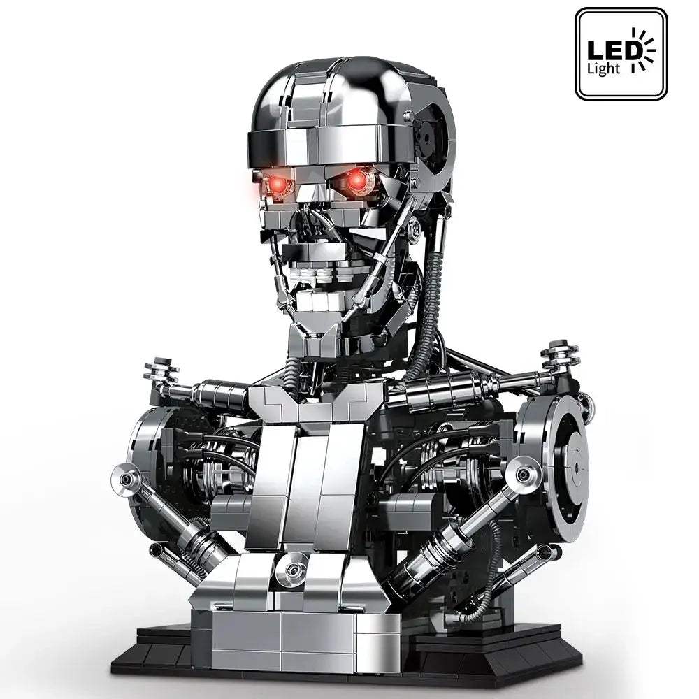  Mecha Skull T800 Bust Lego Compatible Display -  ToylandEU™