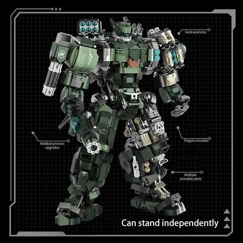  Mecha Warrior Building Blocks For Kids And Adults Pro Set -  ToylandEU™