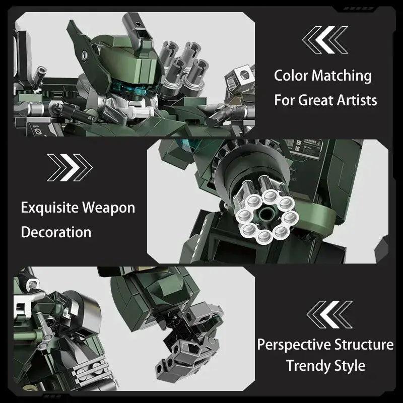  Mecha Warrior Building Blocks For Kids And Adults Pro Set -  ToylandEU™