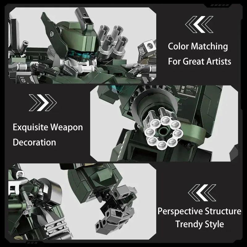  Mecha Warrior Building Blocks Set Large 1403 Pieces -  ToylandEU™