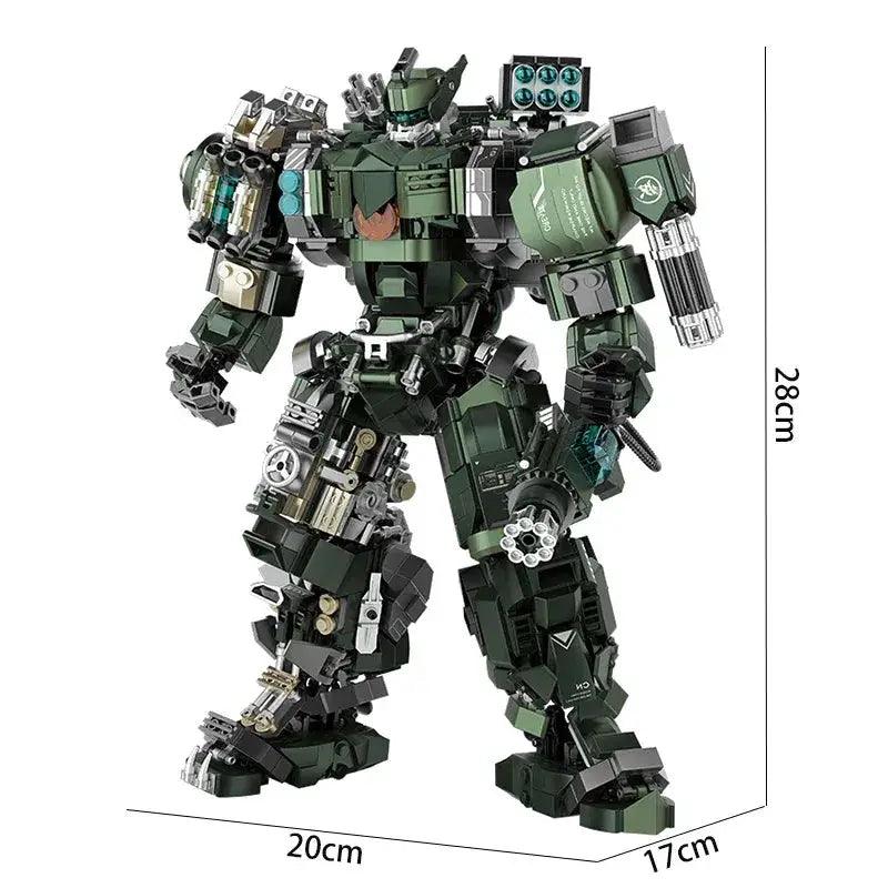  Mecha Warrior Building Blocks Set Large 1403 Pieces -  ToylandEU™