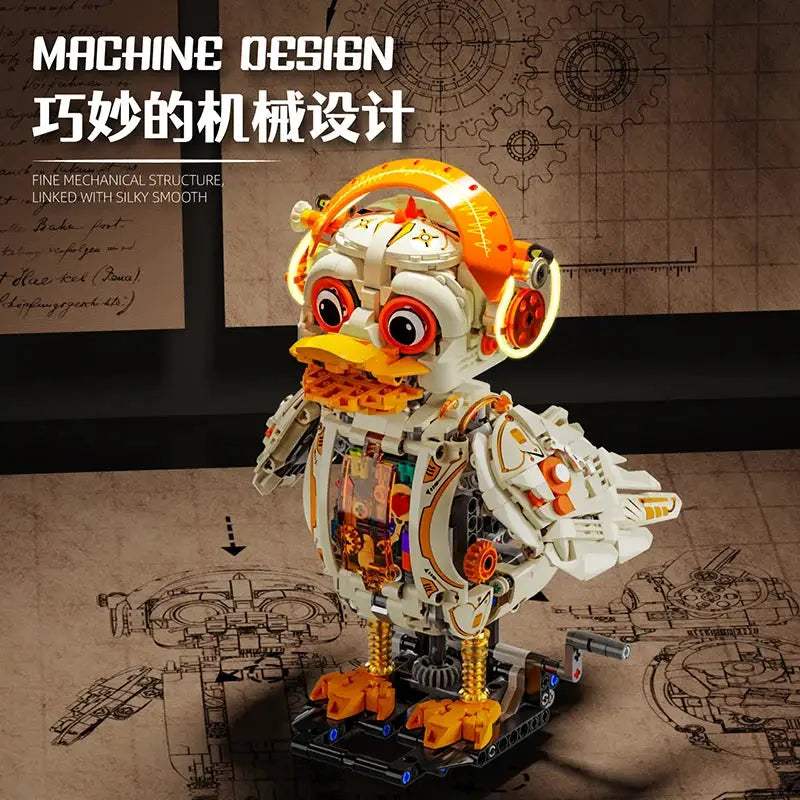  Mechanical Duck Robot Building Blocks Kit STEM Hands On -  ToylandEU™