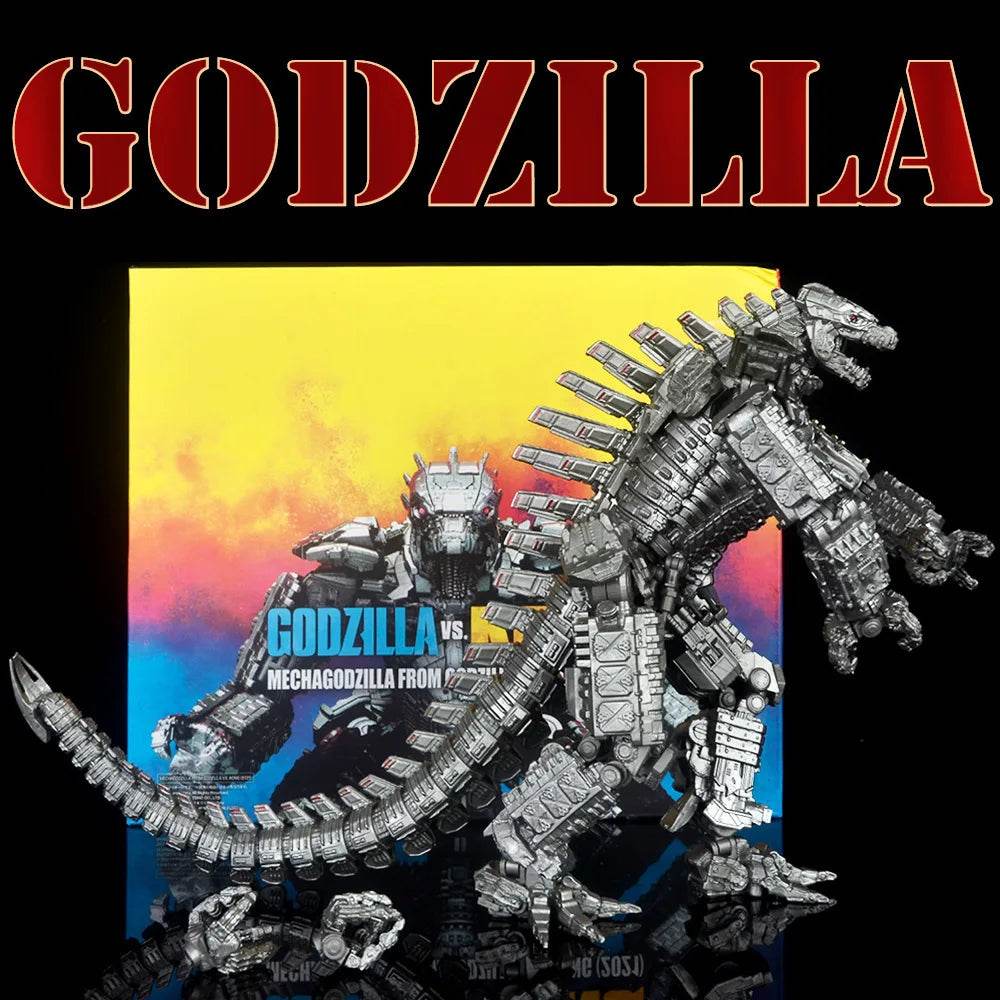 Mechanical Godzilla Figure Movie Edition Dinosaur King of The Monster PVC Statue Model Figurine Toy Gift - ToylandEU