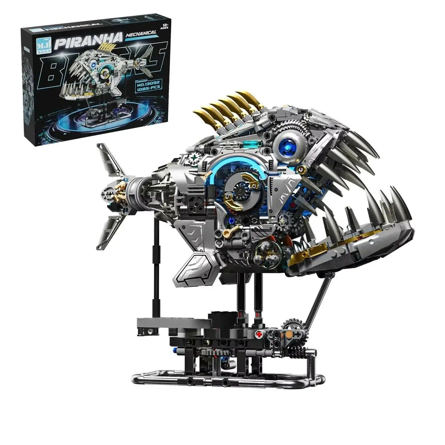  Mechanical Piranha Building Blocks Kit Lego Compatible -  ToylandEU™