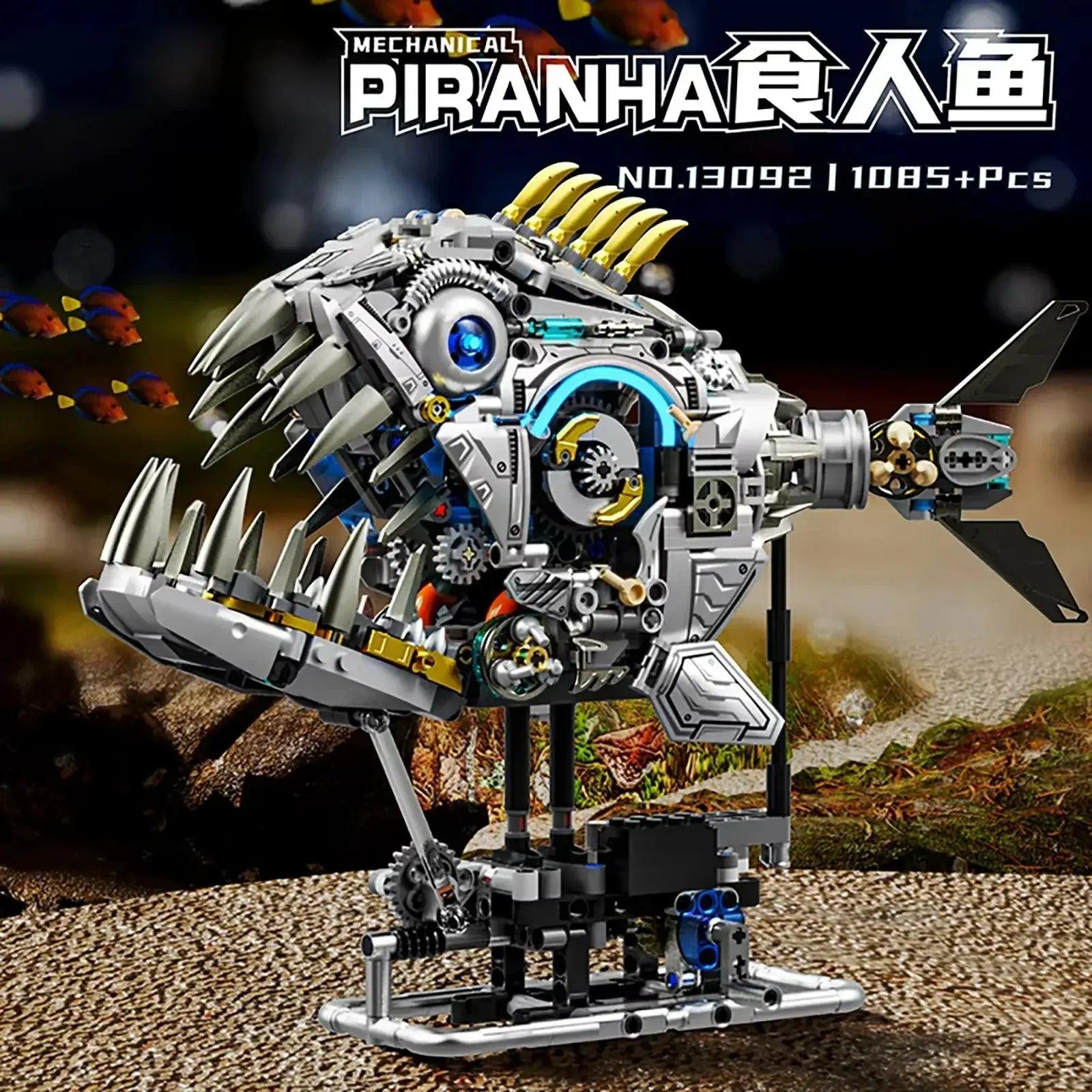  Mechanical Piranha Building Blocks Kit Lego Compatible -  ToylandEU™
