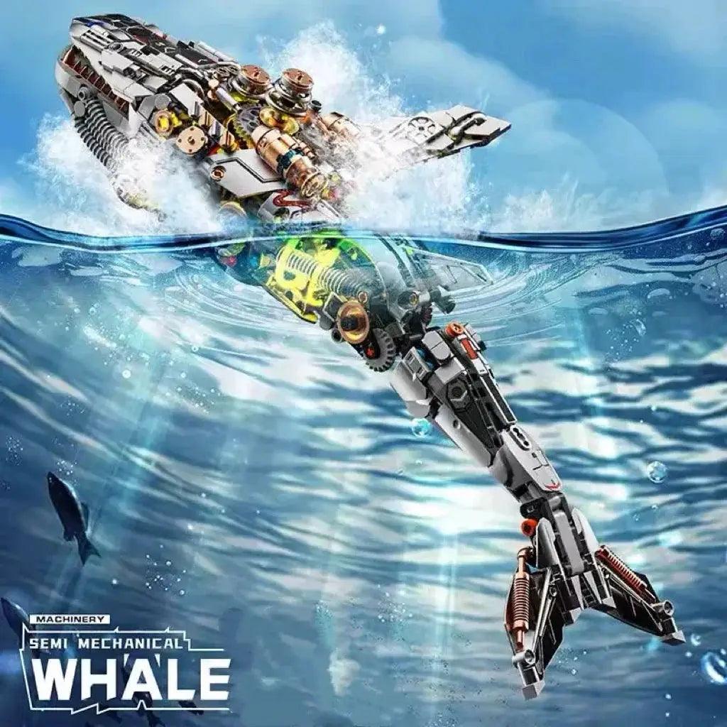  Mechanical Whale Building Blocks Lego Compatible Decor -  ToylandEU™