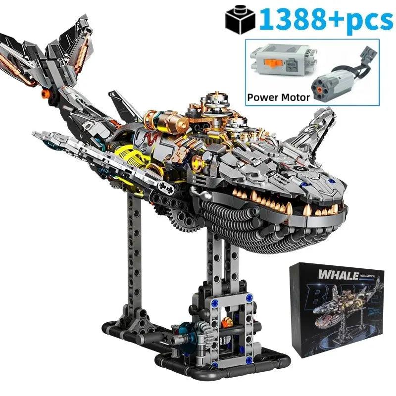  Mechanical Whale Building Blocks Lego Compatible Decor -  ToylandEU™