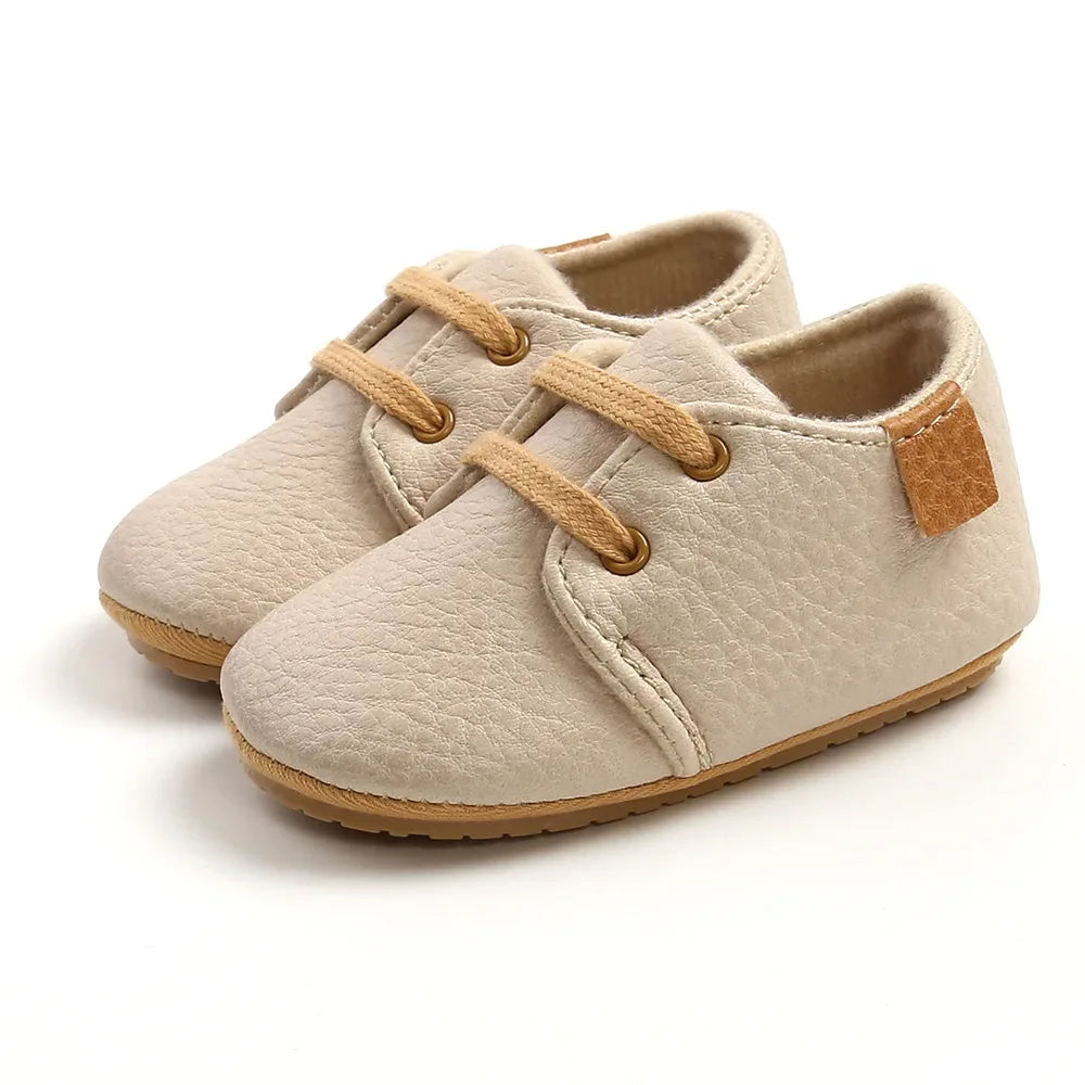 Meckior Baby Shoes First Walkers Anti Slip Rubber Sole - ToylandEU