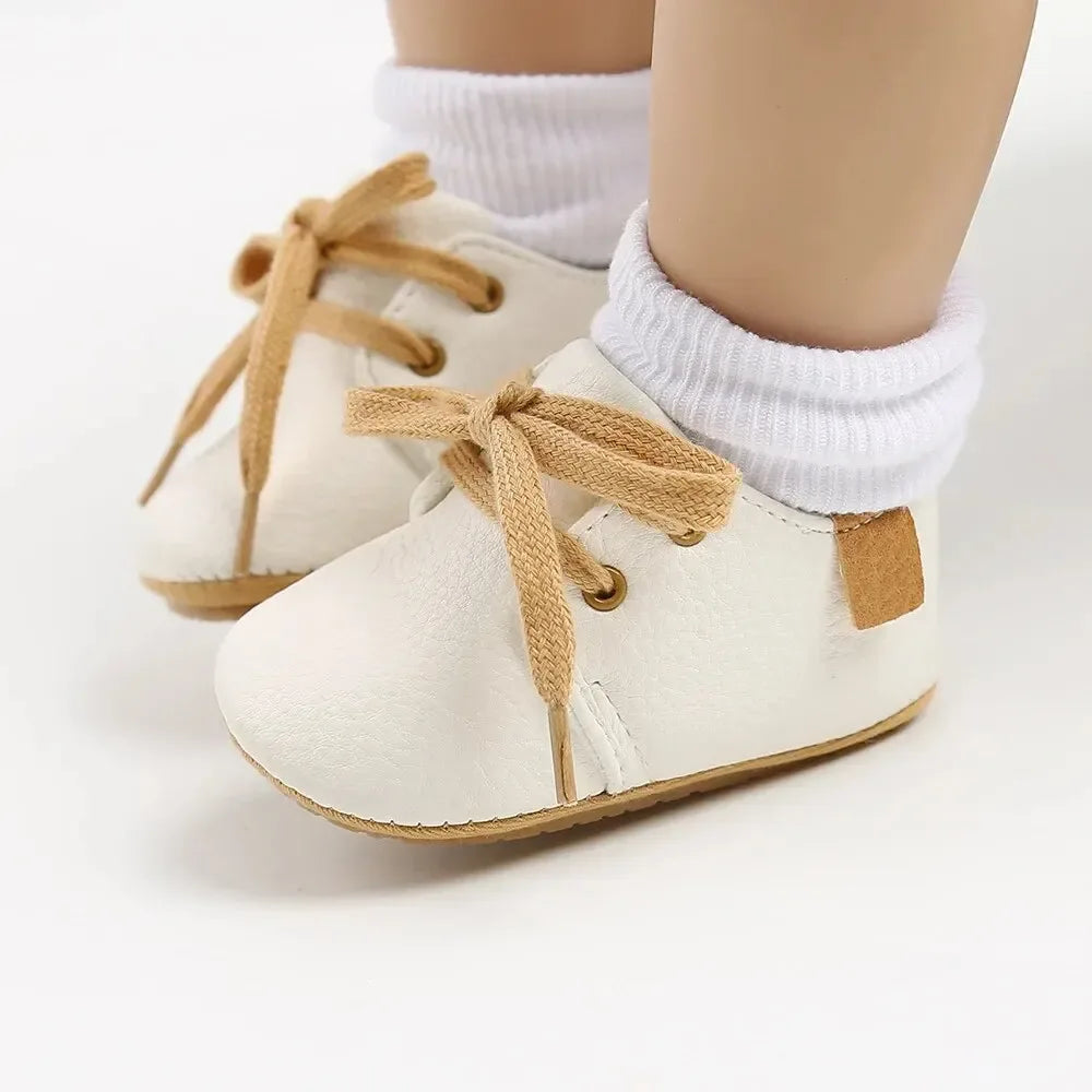Meckior Baby Shoes First Walkers Anti Slip Rubber Sole - ToylandEU