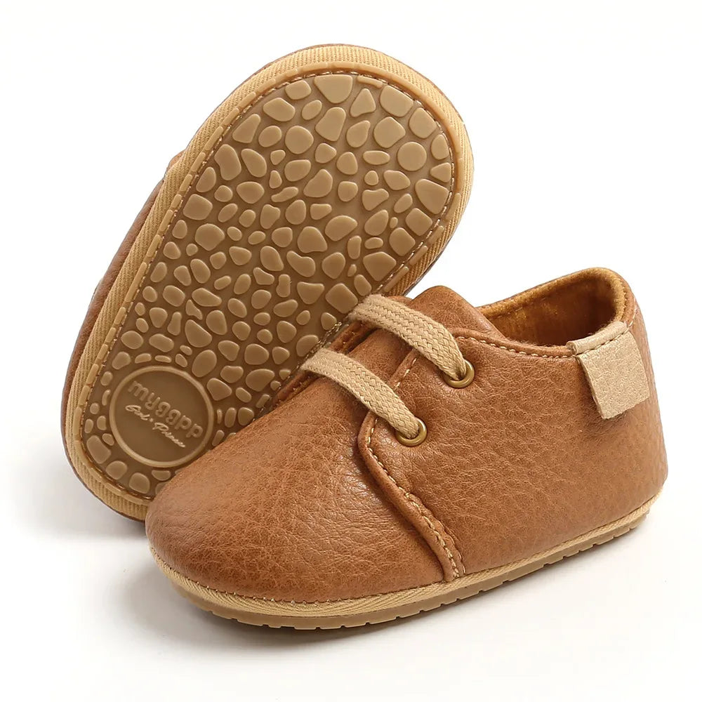Meckior Baby Shoes First Walkers Anti Slip Rubber Sole - ToylandEU