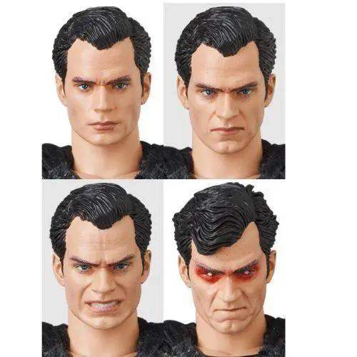 DC Superman MAFEX Action Figure With 4 Interchangeable Heads - ToylandEU
