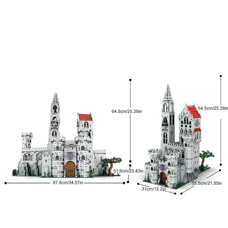 Medieval Castle 3999 Pieces Building Kit Lego Compatible - ToylandEU