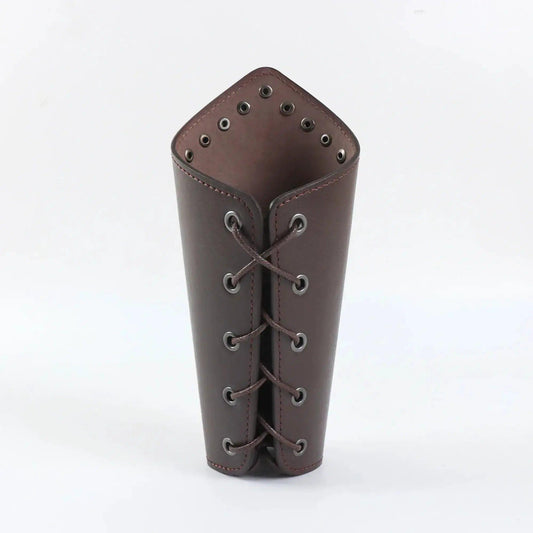  Medieval Cosplay Leather Arm Bracers Lace Up Fit -  ToylandEU™
