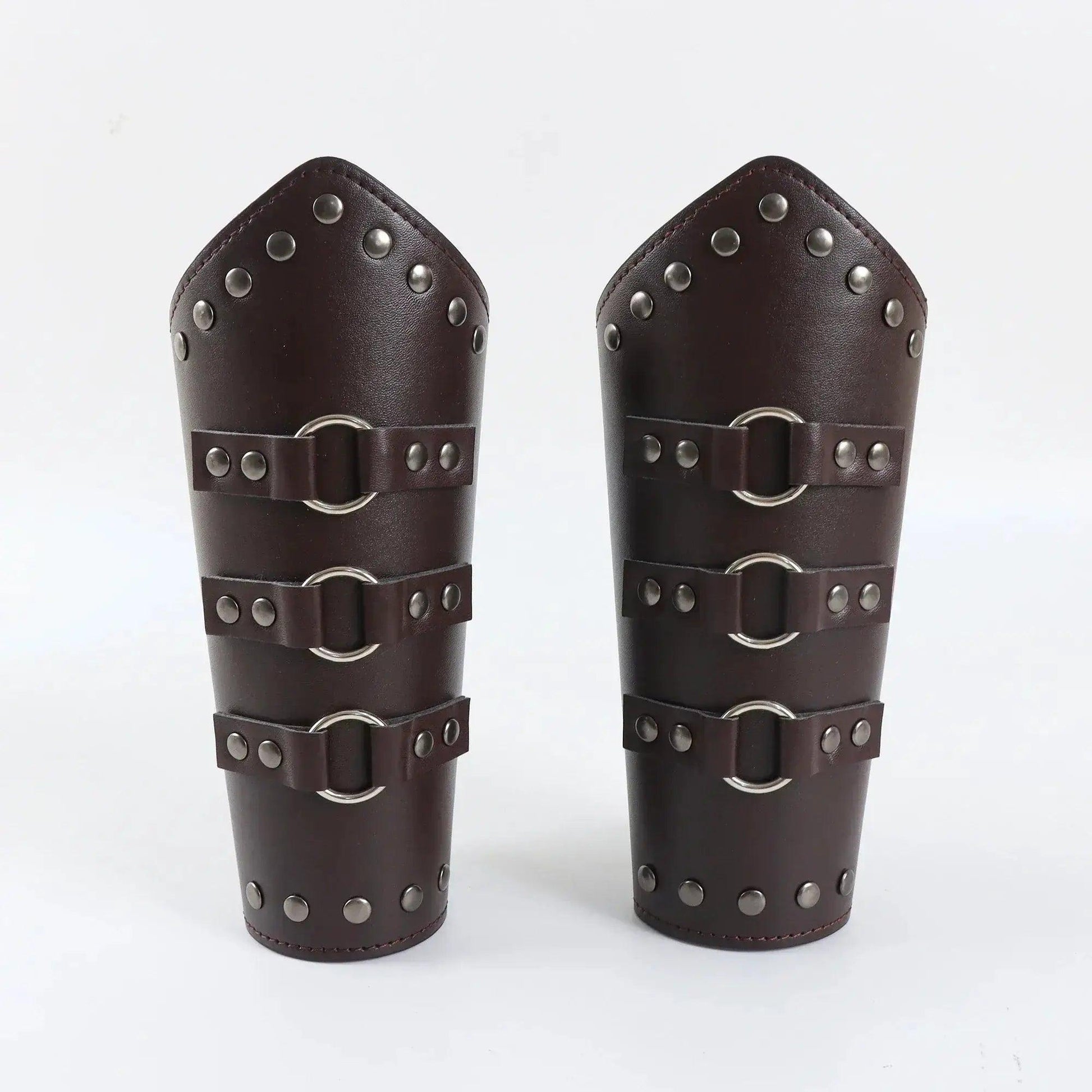  Medieval Cosplay Leather Arm Bracers Lace Up Fit -  ToylandEU™