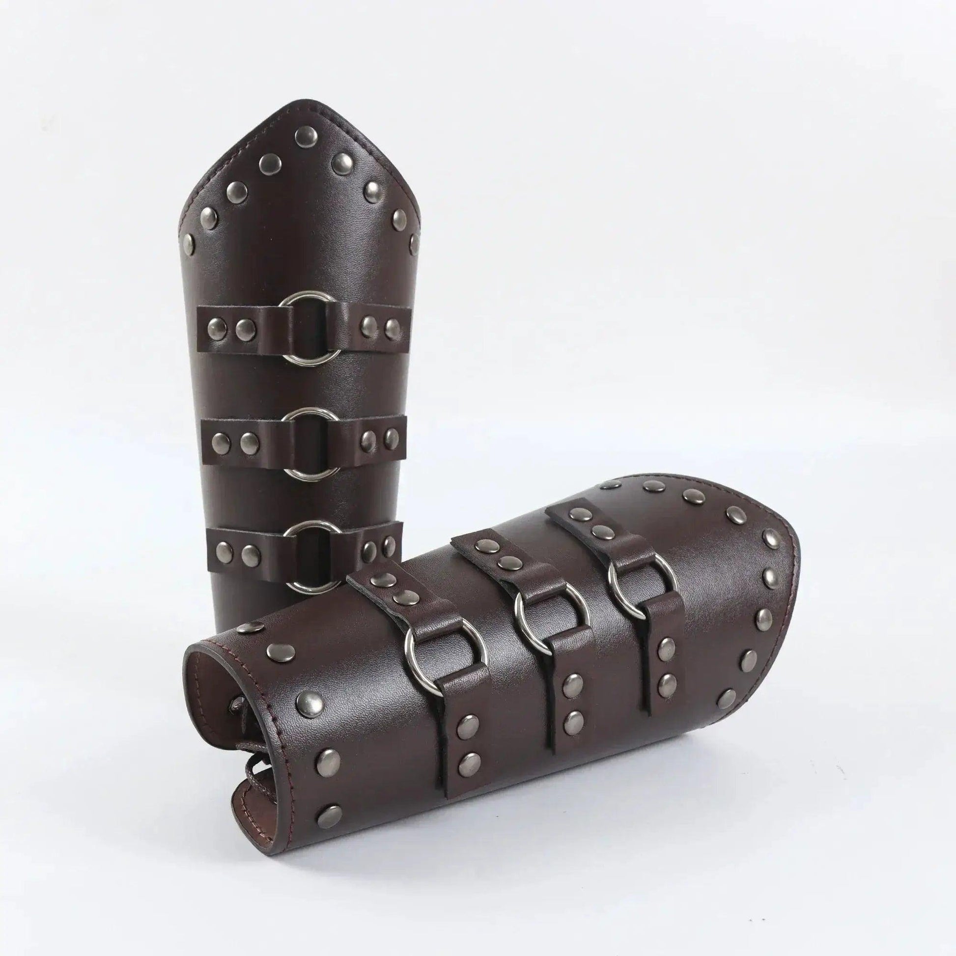 Medieval Cosplay Leather Arm Bracers Lace Up Fit -  ToylandEU™