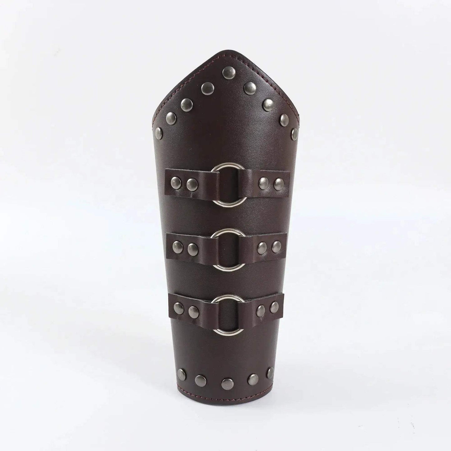 Medieval Cosplay Leather Arm Bracers With Lace Up Fit - ToylandEU