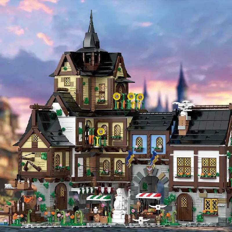  Medieval European Town Building Blocks Lego Compatible -  ToylandEU™