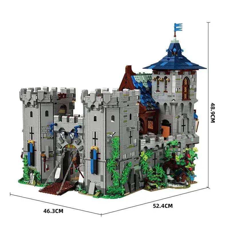 Medieval Forest Castle Building Blocks Set for Kids - ToylandEU