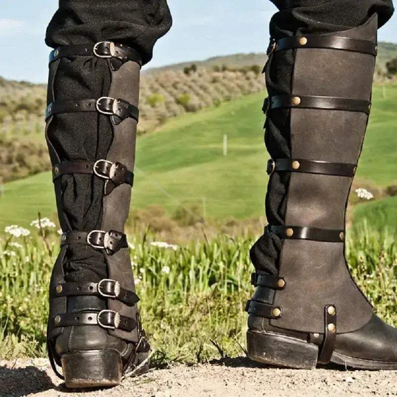 Medieval Knight Armor Cosplay Foot Cover Set For Unisex Comfort - ToylandEU
