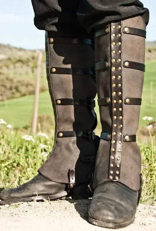 Medieval Knight Armor Cosplay Foot Cover Set For Unisex Comfort - ToylandEU