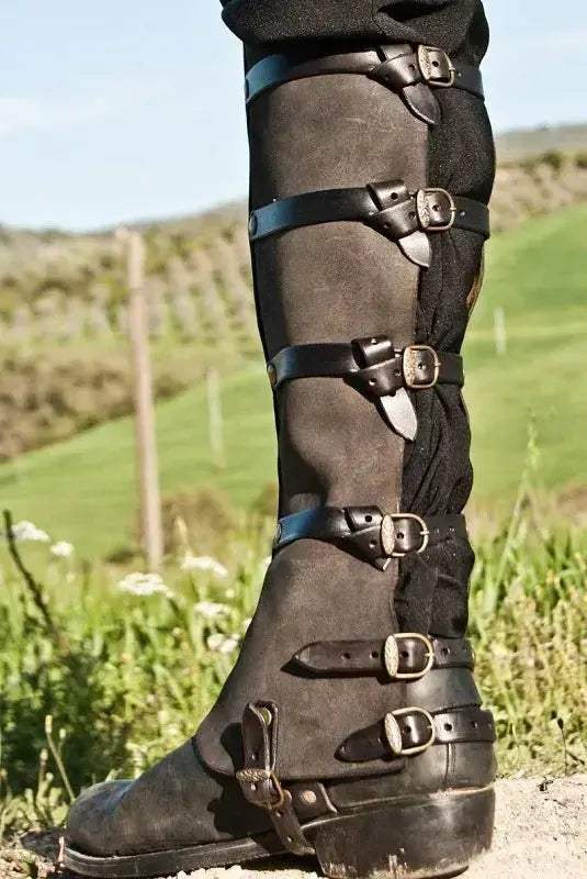 Medieval Knight Armor Cosplay Foot Cover Set For Unisex Comfort - ToylandEU