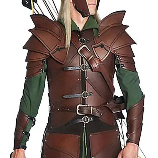  Medieval Knight Armor PU Leather Pauldrons Unisex -  ToylandEU™