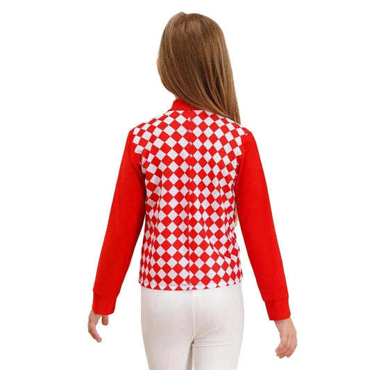  Medieval Knight Costume for Kids: Fun Zip Tee with Bow & Checkers -  ToylandEU™