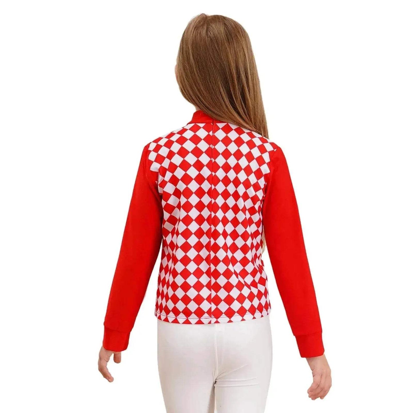 Medieval Knight Costume for Kids: Fun Zip Tee with Bow & Checkers - ToylandEU