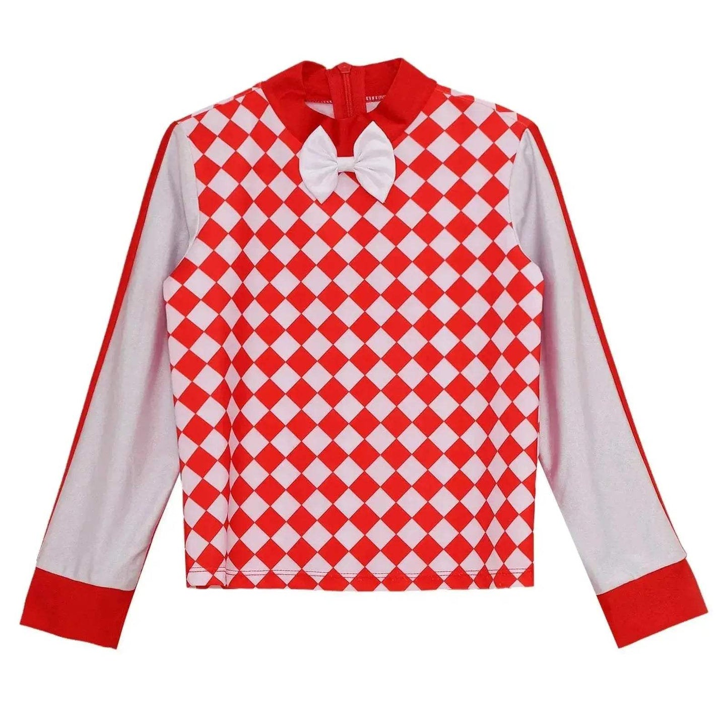 Medieval Knight Costume for Kids: Fun Zip Tee with Bow & Checkers - ToylandEU