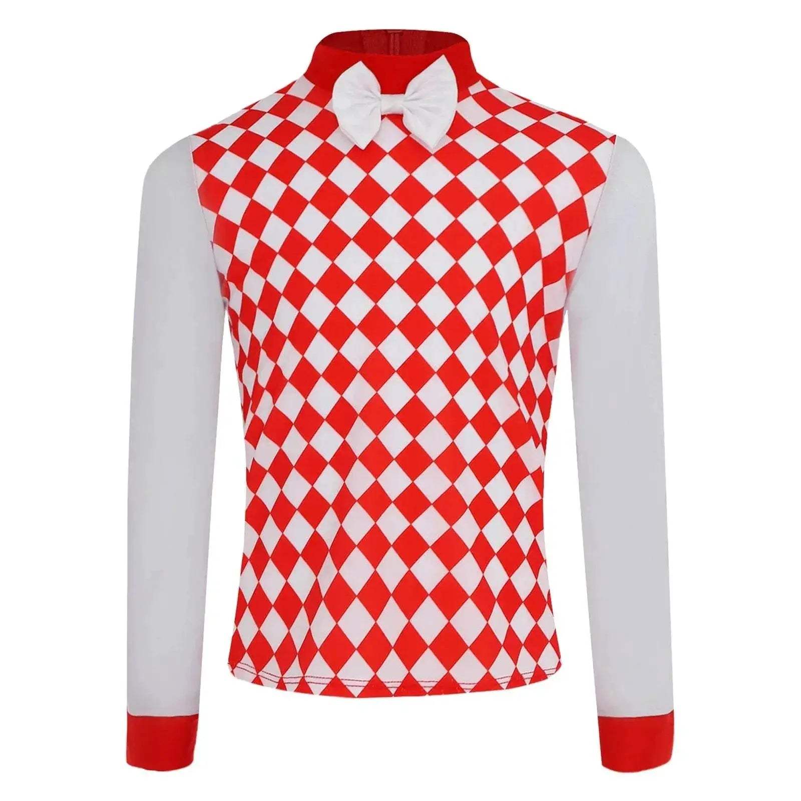 Medieval Knight Costume for Kids: Fun Zip Tee with Bow & Checkers - ToylandEU
