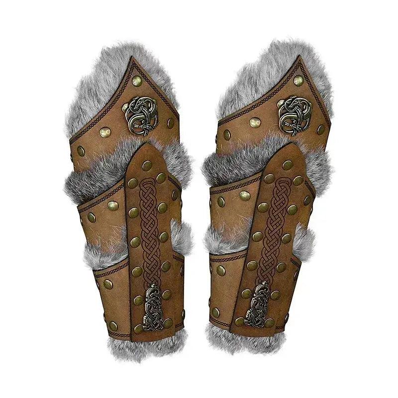  Medieval Leather Arm Guards For Cosplay Bracers Unisex -  ToylandEU™