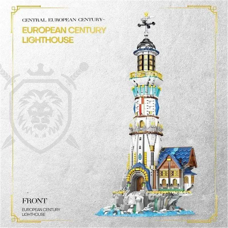 Medieval Lighthouse Building Blocks Set For Desktop Decoration - ToylandEU