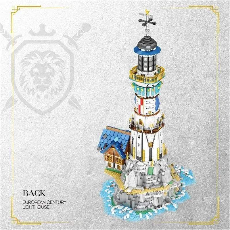 Medieval Lighthouse Building Blocks Set For Desktop Decoration - ToylandEU
