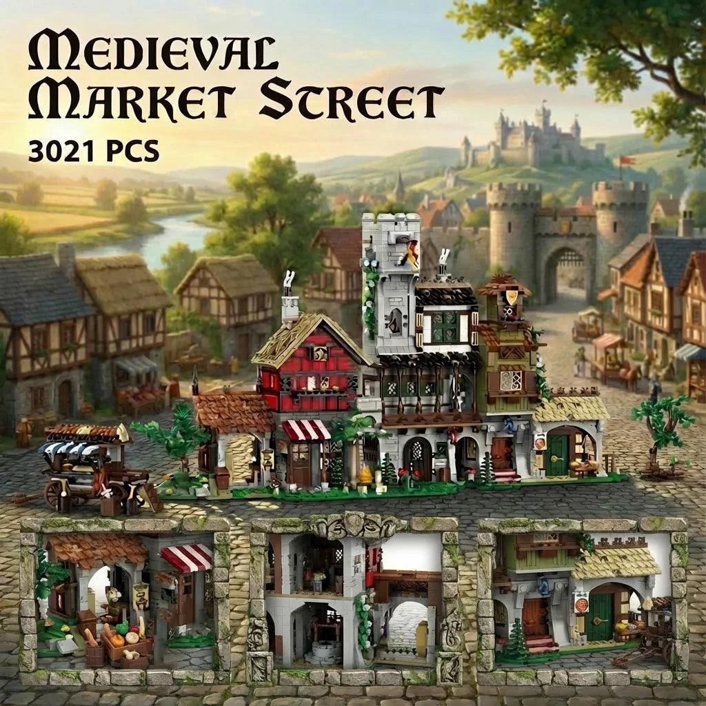  Medieval Market Street Lego Set 3021 Toylandeu 
