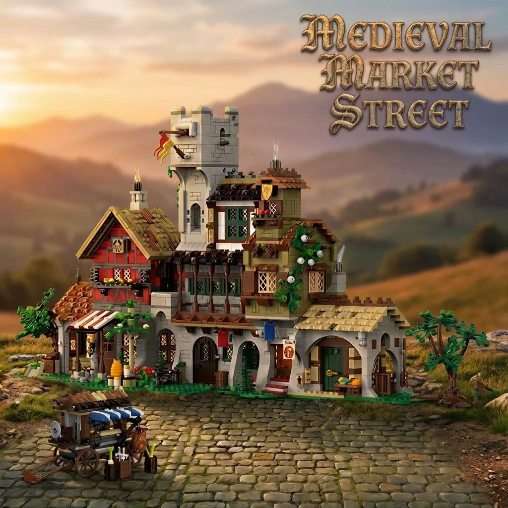  Medieval Market Street Lego Set 3021 Toylandeu 