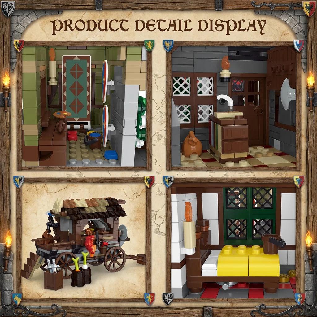 Medieval Market Street Lego Set 3021 Toylandeu 