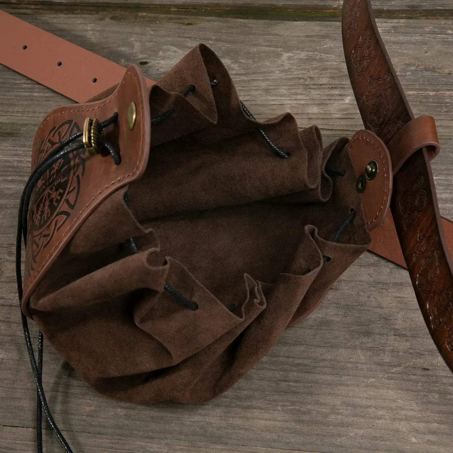 Medieval Money Pouch Belt Bag for Viking Costume Drawstring - ToylandEU