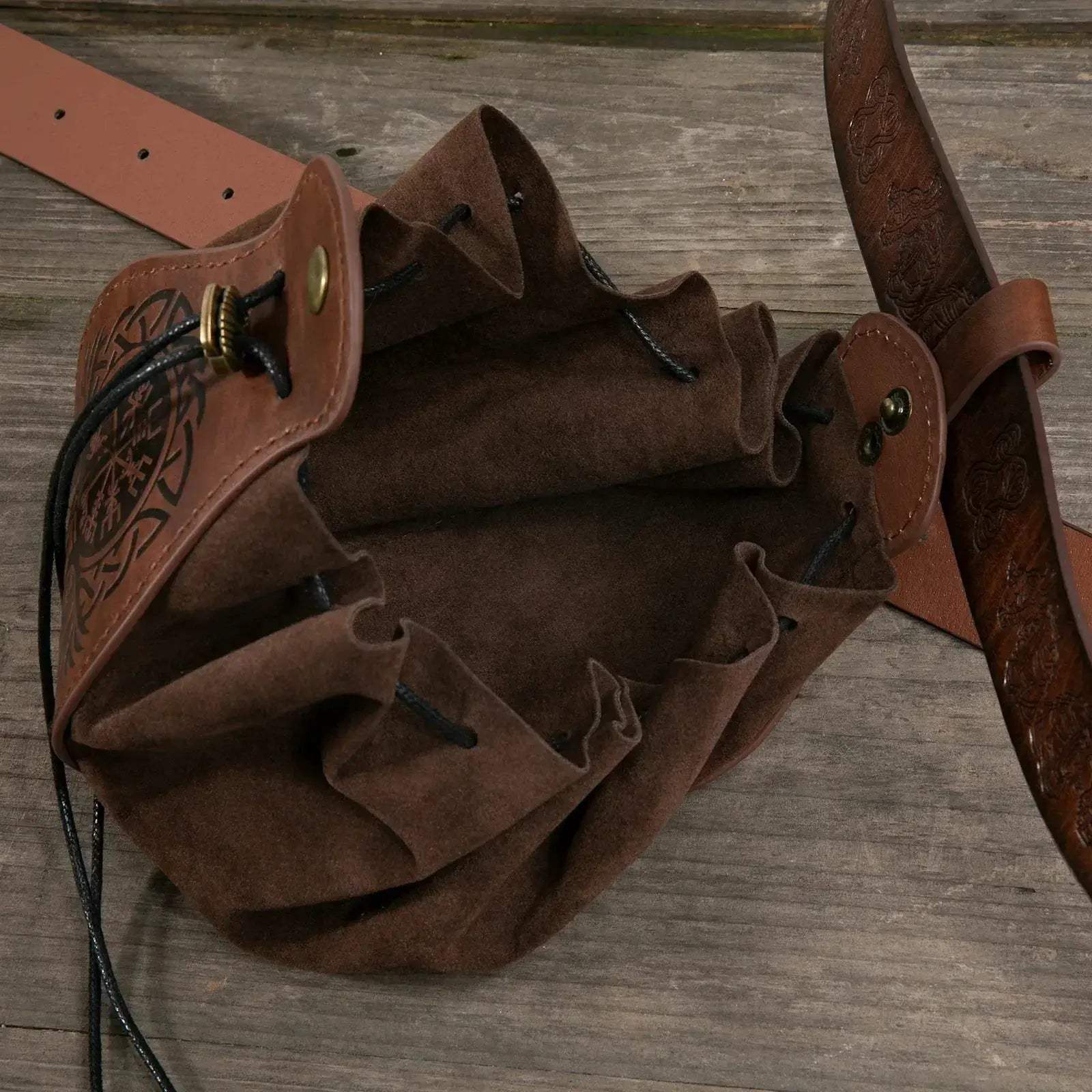 Medieval Money Pouch Belt Bag for Viking Costume Drawstring - ToylandEU