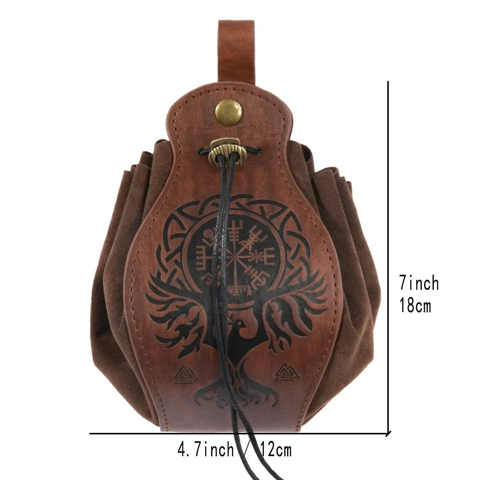 Medieval Money Pouch Belt Bag for Viking Costume Drawstring - ToylandEU