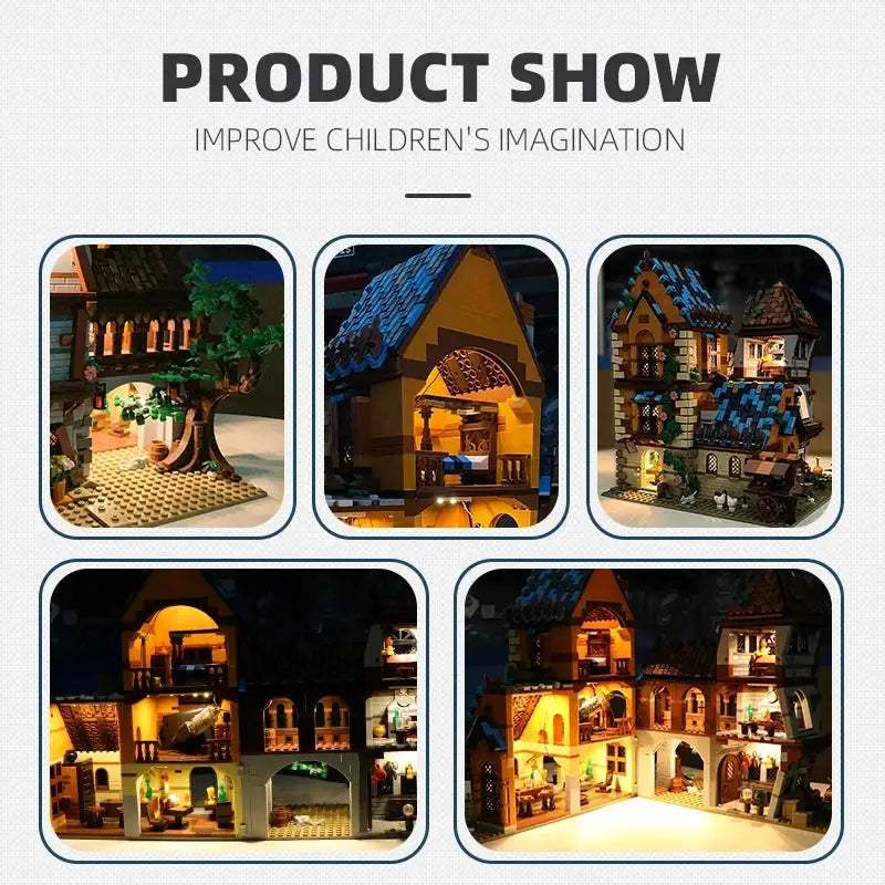  Medieval Tavern Lego Compatible Building Blocks Set -  ToylandEU™