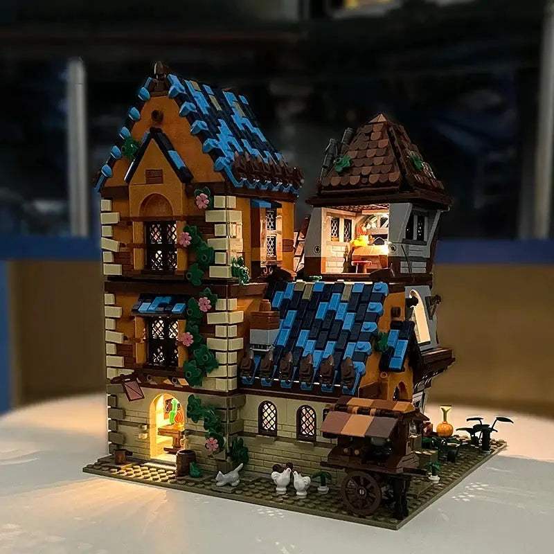  Medieval Tavern Lego Compatible Building Blocks Set -  ToylandEU™
